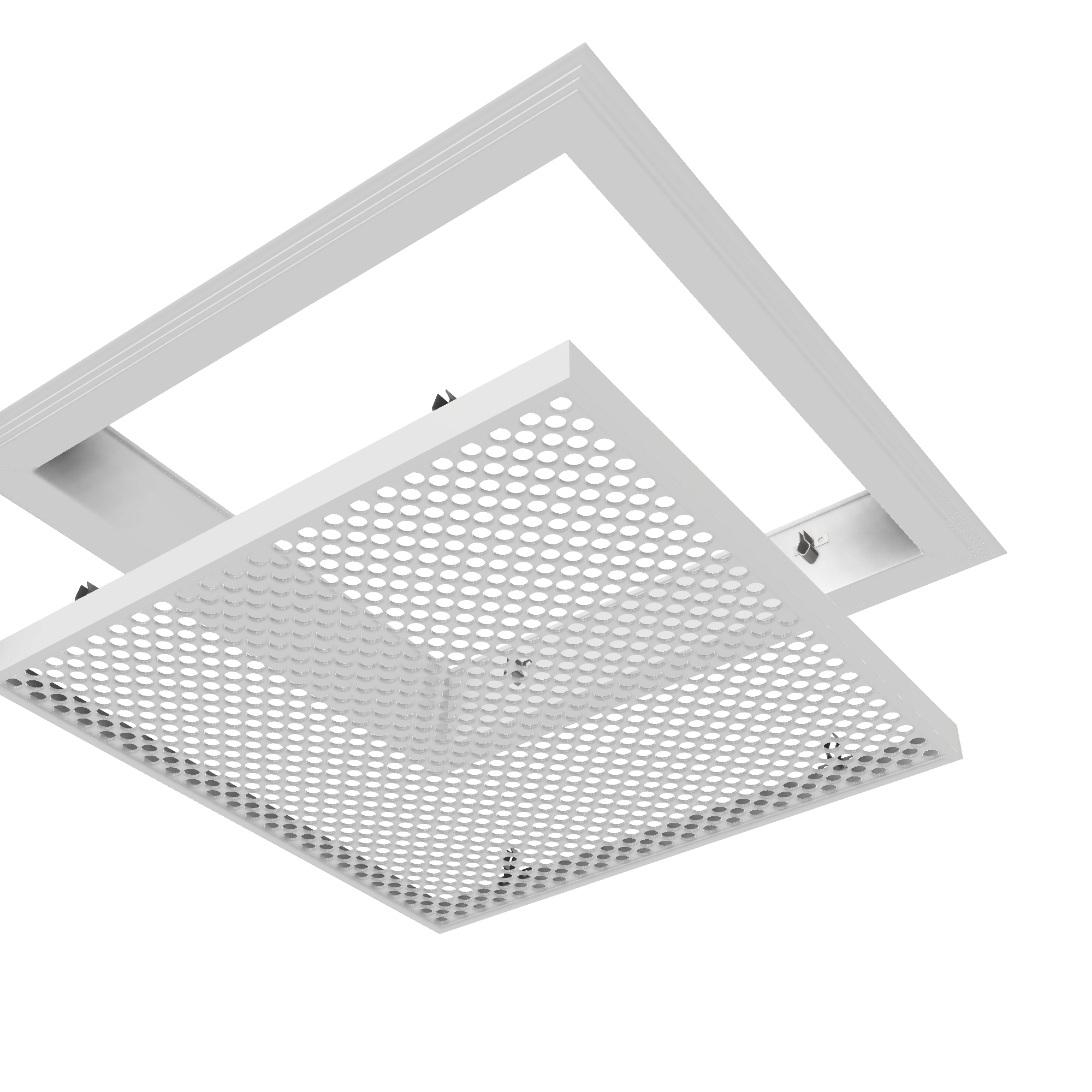 Perforated face diffuser [fixed (SPG) & openable (SPG-O) core)