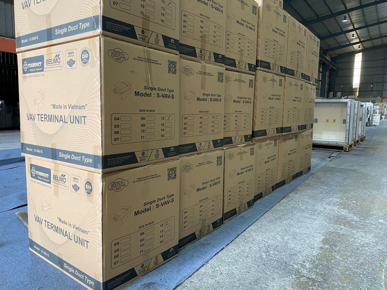 SINGLE DUCT TYPE VAV BOX
